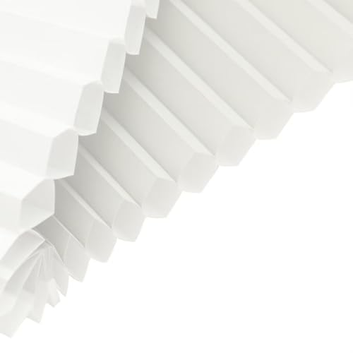 MYshade Top Down Bottom Up Cellular Shades, 1.5\" Cordless Light Filtering Privacy Light Control Sheer & Room Darkening Honeycomb Blinds for Home Bedroom Office, 24\" W x 36\" H, White - Thumbnail 5
