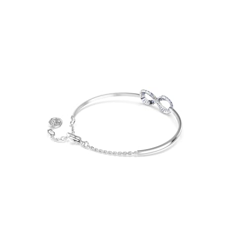 Swarovski Hyperbola Bangle, Infinity, Blue, Rhodium Finished4