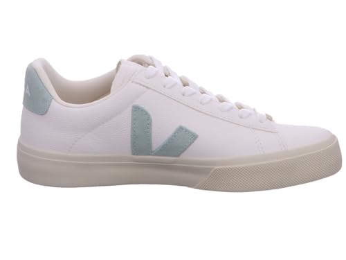 VEJA Women's Campo Sneaker, Chrome Free/Extra White/Matcha, 7.54