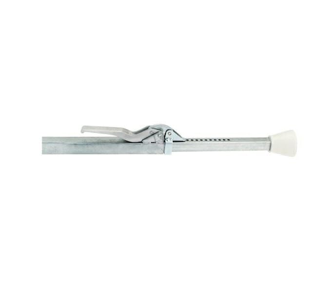 Barra palo fermacarico Quadra con tamponi bianchi verticale per camion furgoni Min 1880 mm Max 2930 mm