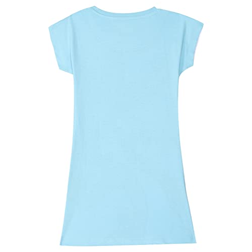 Image of Frozen by Wear Your Mind Women's Cotton Short Knee Length Night Dress