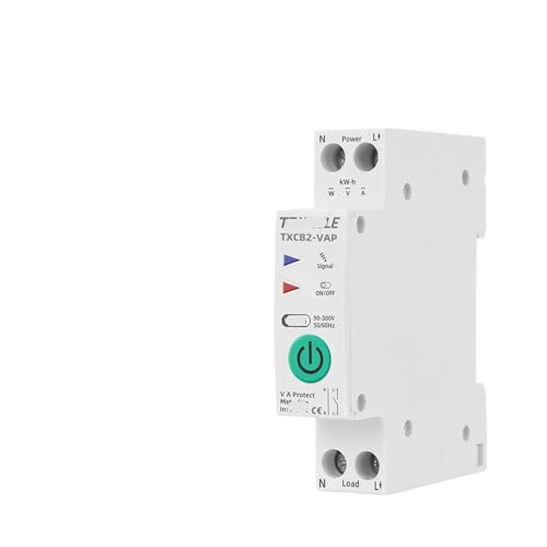 Disjoncteur moniteur KWh 1P haut de gamme avec boîtier TXCB2-VAP