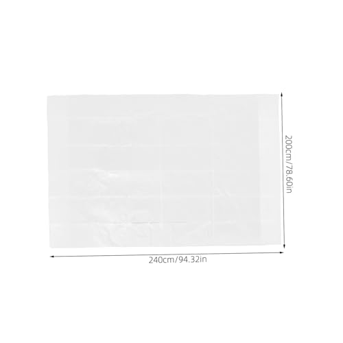 Bolsa para envolver colchones Abaodam grande protector de plástico blanco 3