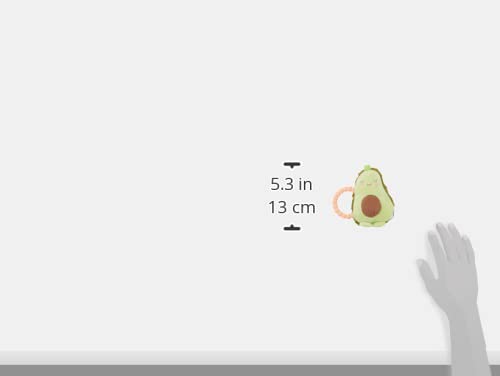 Mary Meyer Teether Baby Rattle, 6-Inches, Yummy Avocado #TOP3