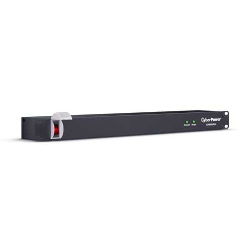 Image of CyberPower CPS815RMS Surge Protector | 125V /15A, 1800 Joules, 8 Outlets, 6ft Power Cord, 1U Rackmount, UL Listed
