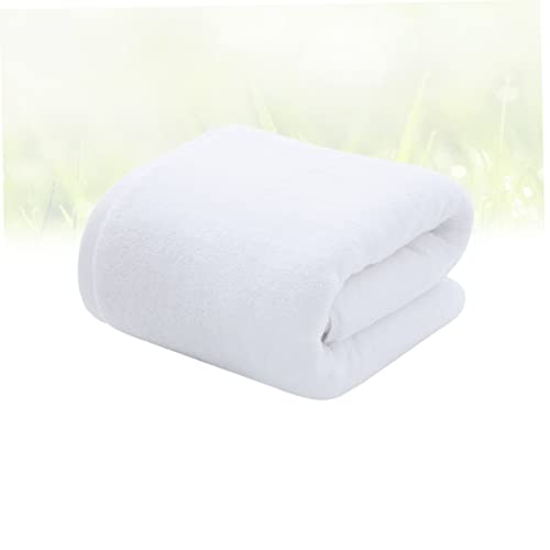 Serviette de bain blanche extra large lavable machine et douce au toucher - 6