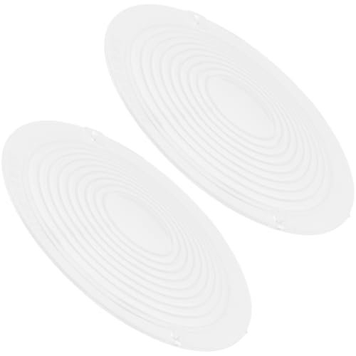 Anneome Cubiertas Transparentes para Lámparas de Campana Extractora Repuesto para Cocina Pantalla de Luz Resistente y Fácil de Limpiar Accesorio para Ventilación Interior