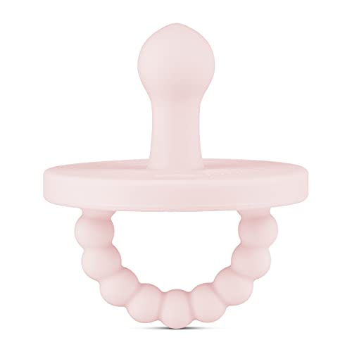Ryan & Rose Cutie PAT Pacifier Teether (Bulb, Pink)