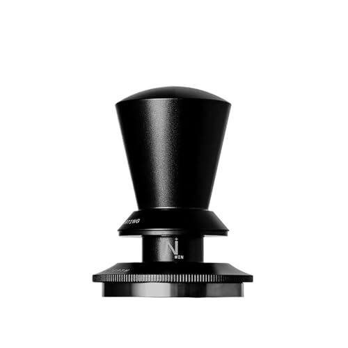 LXZNRQU Muvna Tamper De Café Continuo Ajustable De 30 Lb For Cestas De Portafiltro De 51/53/58,35 Mm, Herramienta De Barista Autonivelante, Accesorios For Espresso(58.35mm,Flat bottom)