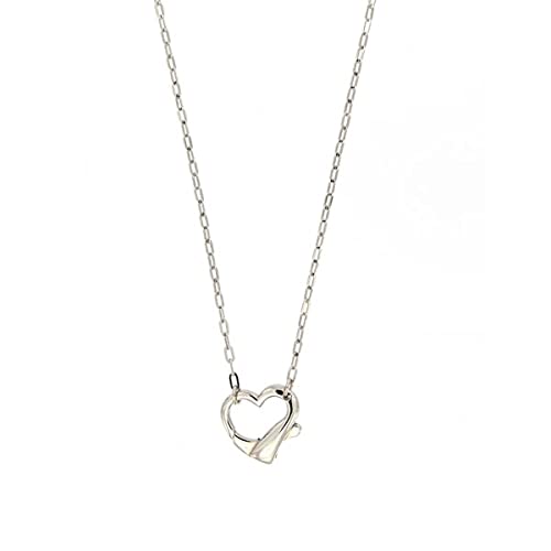 G e D Argenti Collana Catena con Cuore in Argento 925 Lunghezza: 42 cm Materiale: Argento 925 rodiato COD: CO9073_R