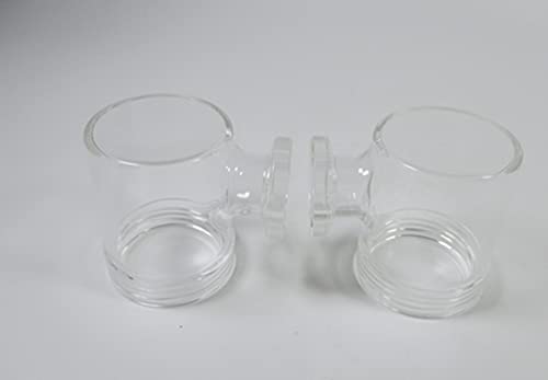 H Type electrolytic Cell, H Type ion Exchange Membrane Electrolysis Cell 50ml 100m 200ml Unsealed H-Groove (Monomer 100ml)