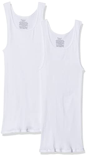 Consejos para Comprar Deportes Caballero favoritos de las personas. 49 Hanes, Red Label Camiseta Atlética Para Caballero Hombre, Blanco (White), G Paquete De 2