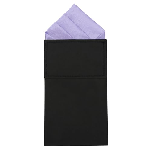 Image of Mens Pre-Folded Pocket Squares on Card Pocket Handkerchief for Suit Accessories