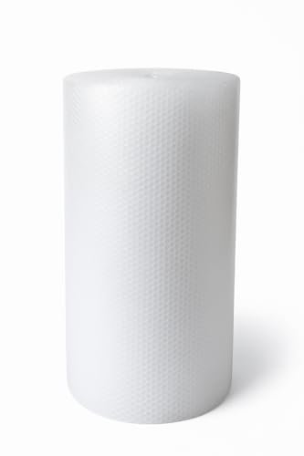 Image of Premium Bubble Wrap Packing Roll for Safety, Multipurpose Packing Needs 1 Meter Wide Transparent (40 Gsm, 50 Meter)