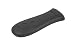 Lodge Silicone Hot Handle Holder. Black Silicone Hot Handle Cover for Cast Iron Assist Handles. (Black)