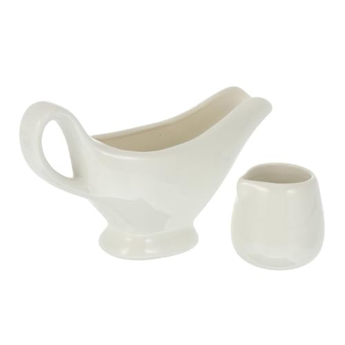 NAMOARLY 2Piezas Tazas De Cerámica Para Salsa y Condimentos Taza Multifuncional Salsa Para Cocina y Servir Gravy Accesorios De Cocina
