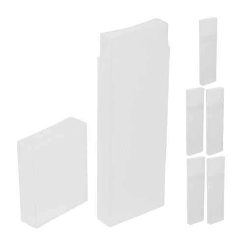 IWOWHERO Plastic Travel Tongue Scraper Case Pcs Organizer Box Locking Travel Storage for Daily Use