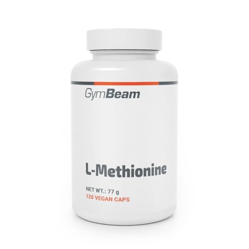 GymBeam L-Methionin (Kapseln) - 500 mg pro Tagesdosis essentielle Aminosäure für Kollagen-Synthese und Kreatin unterstützt Aussehen und Lebensqualität wichtig für Haut Haare und Nägel 120 caps