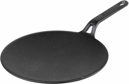 Shivhomeworld Shiv Home World Pure-Seasoned cast Iron Dam tawa,size-12 inch