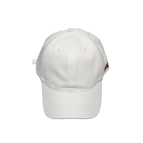 Boné Dad Hat Branco Algodão Aba Curva Strapback Ajuste Metal Confortável Streetwear S&D