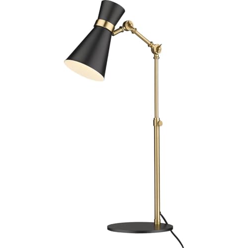 Lámpara de Mesa Z-Lite 728TL-MB-HBR Negra miniatura 1