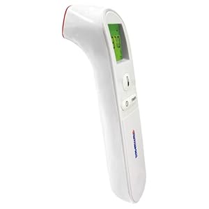 Farmamed Digitale infrarood thermometer voor de voorkant, zonder aanraking, voorhoofd, milieu, objecten, verlicht…