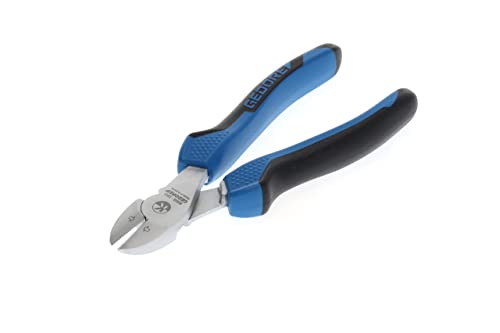 GEDORE Kraft-Seitenschneider für harten Draht/Pianodraht bis 2 mm, 2-K-Griff, gehärtet, Länge 160 mm, 8316-160 JC