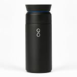 Ocean Bottle Brew Flask 350ml | Insulated Travel Flask for Hot & Cold Drinks | Recycled Stainless Steel | Sustainable, Eco Friendly Gift (Obsidian Black)