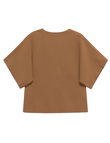 Image of Wanzetaly Womens Oversized Cardigans Short Sleeve Lightweight Button V Neck Casual Knit Sweater Outerwear