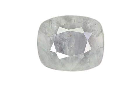 Saphir blanc Pukhraj 3,25 Ratti véritable et naturel pour bague homme et femme