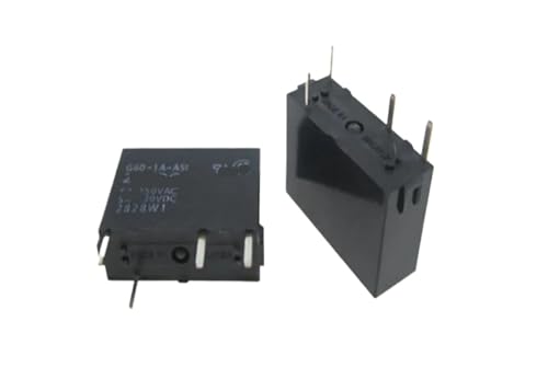 Relé G6D-1A-ASI 24V CC de 5A y 250V CA para placas impresas DIP4 de dos unidades 2