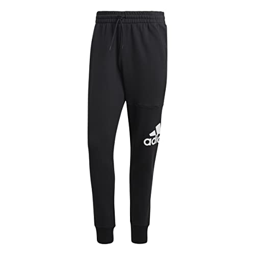 Pants Adidas homme Essentials en molleton noir taille M avec logo