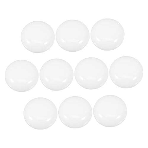 Mikinona 10pcs Flat Globe Plastic Diffuser Cover for Led Bulbs Moisture-resistant Fog-resistant Bulb Shade for Car and Home Lighting Even Light Distribution and Enhanced Visibility