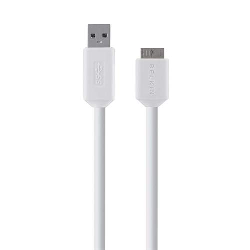 Belkin SuperSpeed USB 3.0 Cable A to Micro-B - USB cable - USB Type A (M) to Micro-USB Type B (M) - USB 3.0-3 ft - molded - B2B