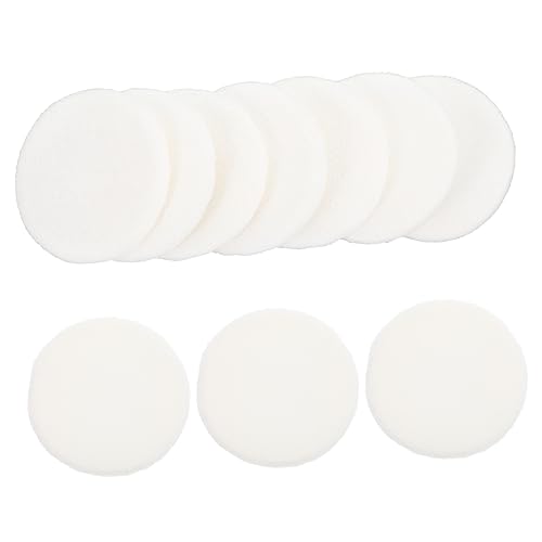 CALLARON 10 Piezas Borlas De Maquillaje Para Polvos De Algodón Borlas De Cinta Para Polvos Herramientas De Maquillaje Cómodas Para Aplicar El Rostro