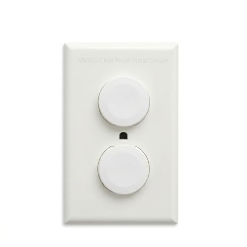 Image of Vmaisi 62 Pieces Outlet Covers ChildProof Plug Protector - Baby Proofing Electrical Safety Outlet Plugs