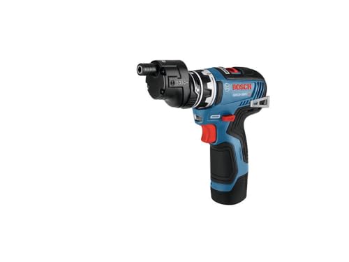 BOSCH GSR12V-300FCB22 12V Max EC Brushless Flexiclick 5-In-1 Drill/Driver System with (2) 2 Ah Batteries - Image 7