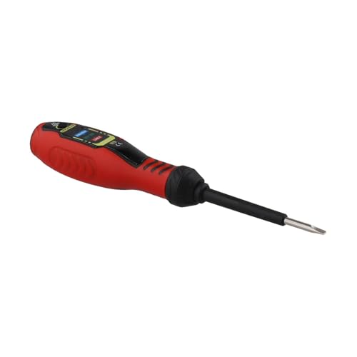 Stylo détecteur multifonction sans tension avec alarme sonore et indicateur LED pour détection de fil sous tension, détecteur de point d'arrêt de circuit, 19,2 cm, (A)