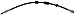Dorman H621216 Brake Hydraulic Hose Compatible with Select Volvo Models