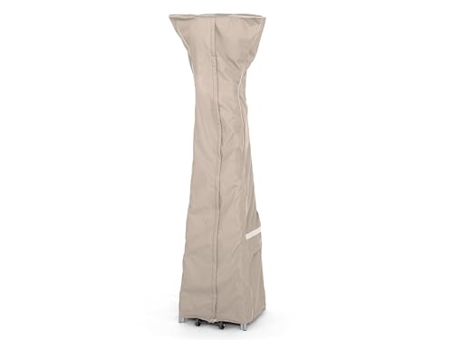 Covermates Square Patio Heater Cover - Premium Polyester, Weather Resistant, Water Resistant Zipper, Grill and Heating, 18W x 87H, Clay