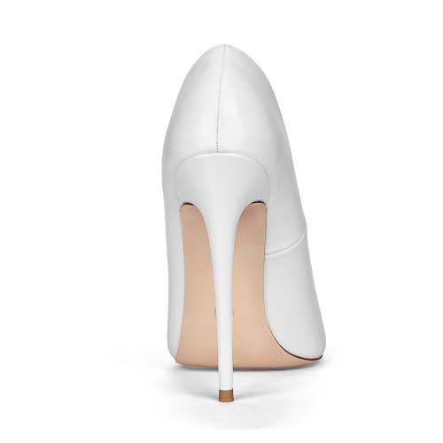 Image of Elisabet Tang Women Pumps, Pointed Toe High Heel 4.7 inch /12cm Party Stiletto Heels Shoes Matte