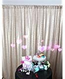 TRLYC Champagne Sequin Backdrop Curtain - 20x11FT Glitter Sequin Curtains Backdrop for Party Wedding Birthday Christmas Halloween