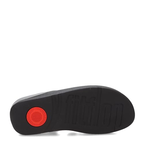 Fitflop Damskie sandały FINO Bombka z koralikami, Pewter Black, 39 EU, Czarny cynowy, 40 EU