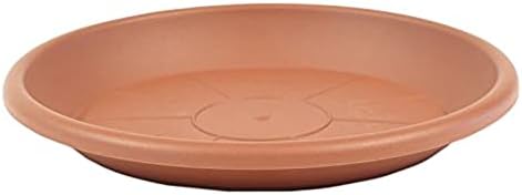 greemotion Jana flower pot coaster in anthracite grey - square flower saucer for planters - square plastic plant saucer - plant saucer