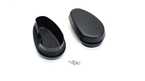 Dodge Ram Chrome Tubular Side Steps Bars End Caps Mopar #TOP2