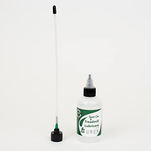 100% Silicone Treadmill Belt Lubricant - Made in The USA - with Both a Precision Twist Cap and an Application Tube for Easy, Full Belt Width Lubrication