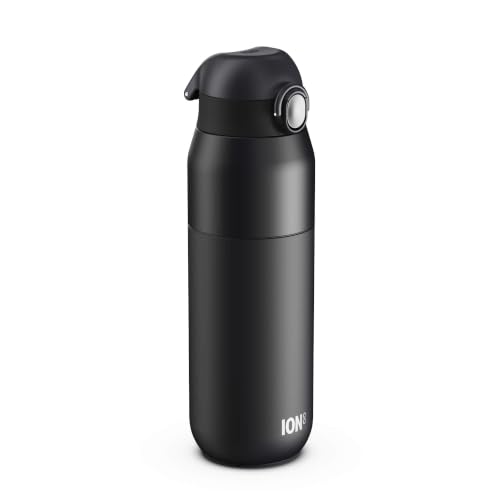 ION8 REVIVE Insulated Water Bottle, 540ml (18oz), Flip Lid, Navy Blue