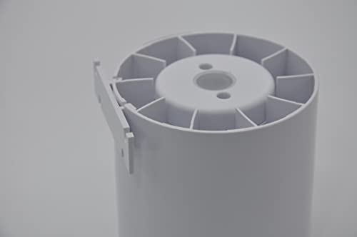 SYSTERM Kleine Universal Kanallüfter aRc Ø 100 mm / 10 cm mit Kugellager Axial Rohrlüfter Zuluft/Abluft Rohrventilator Lüfter niedrigem Energieverbrauch 15W, Hohe Effizienz 104 m3/h