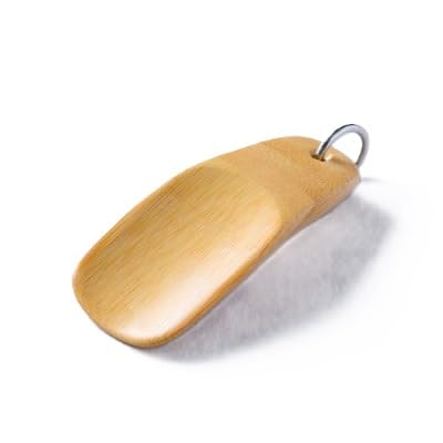 [職人の手づくり]竹製のキーホルダー靴べら(1本)