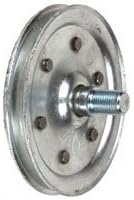 Set of 2 Garage Door 4'' Sheave Pulley with Stud